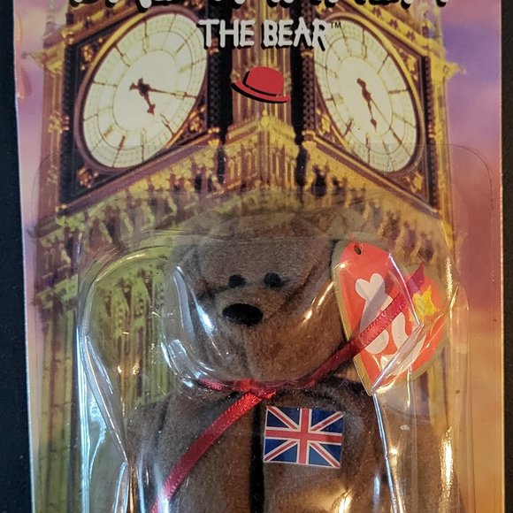 BRITANNIA THE BEAR MCDONALD'S TY INTRODUCED 12/31/97 DATE OF BIRTH 12/15/97 - Picture 4 of 5